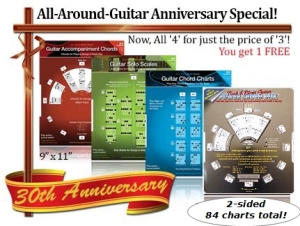 Music Dials guitar 4-pack special
